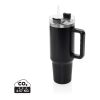 Mug 1.2L en acier recyclé RCS Stadley noir | sans marquage | non disponible | non disponible