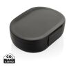 Boîte à lunch 700ml en PP recyclé RCS Avira Atlas noir | sans marquage | non disponible | non disponible