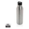 Bouteille d'eau 600ml en acier recyclé RCS Avira Alok argent | sans marquage | non disponible | non disponible