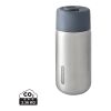 Mug de voyage 340ml étanche en acier inoxydable Black+Blum gris | sans marquage | non disponible | non disponible