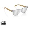 Lunettes de soleil en plastique recyclé RCS et bambou Prism marron | sans marquage | non disponible | non disponible