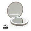 Miroir de maquillage à LED en plastique recyclé RCS Lumora beige | sans marquage | non disponible | non disponible