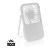 Ventilateur de bureau en plastique recyclé RCS Aervina blanc | sans marquage | non disponible | non disponible
