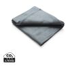 Couverture polaire dans une pochette gris | sans marquage | non disponible | non disponible | non disponible