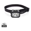 Lampe torche frontale en ABS recyclé RCS Gear X noir-gris | sans marquage | non disponible | non disponible