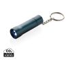 Porte-clés torche en aluminium recyclé RCS Flash bleu | sans marquage | non disponible | non disponible