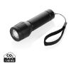 Lampe rechargeable par USB en plastique recyclé RCS Flara noir | sans marquage | non disponible | non disponible