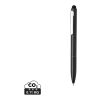 Stylo en aluminium recyclé certifié RCS avec stylet Kymi noir | sans marquage | non disponible | non disponible