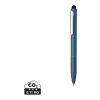 Stylo en aluminium recyclé certifié RCS avec stylet Kymi bleu royal | sans marquage | non disponible | non disponible