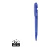 Stylo transparent en ABS recyclé et certifié GRS Devin bleu | sans marquage | non disponible | non disponible