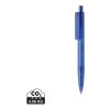 Stylo X3 en plastique givré GRS bleu | sans marquage | non disponible | non disponible
