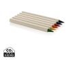 Set de 6 crayons de couleur GRS Infinity Micki blanc | sans marquage