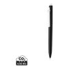 Stylo avec encre ultra glissante en ABS recyclé GRS Vibe noir-blanc | sans marquage | non disponible | non disponible