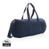 Sac de sport en toile recyclée et non teintée Impact AWARE™ bleu marine | sans marquage | non disponible | non disponible | non disponible