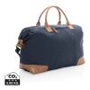 Sac weekend Impact AWARE™ en toile 16oz recyclé bleu | sans marquage | non disponible | non disponible | non disponible