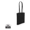 Sac shopping type Tote bag Impact en coton recyclé AWARE™ noir | sans marquage | non disponible | non disponible | non disponible