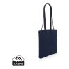 Sac shopping type Tote bag Impact en coton recyclé AWARE™ bleu marine | sans marquage | non disponible | non disponible | non disponible