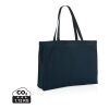 Sac shopping en coton recyclé 145 gr Impact AWARE™ bleu marine | sans marquage | non disponible | non disponible | non disponible
