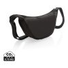 Sac demi-lune en bandoulière en rPET AWARE™ Crescent noir | sans marquage | non disponible | non disponible | non disponible
