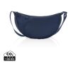 Sac bandoulière XL en rPET AWARE™ Crescent bleu marine | sans marquage | non disponible | non disponible | non disponible