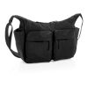 Sac bandoulière en nylon recyclé RCS KENTO URBAN noir