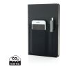 Carnet de notes A5 Deluxe avec pochettes noir | sans marquage | non disponible | non disponible