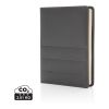 Conférencier A5 Impact en rPET AWARE™ gris | sans marquage | non disponible | non disponible