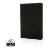 Carnet A5 en rPET certifié GRS noir-noir | sans marquage | non disponible | non disponible