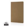 Cahier A5 en papier kraft Salton marron | sans marquage | non disponible | non disponible
