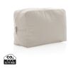 Trousse de toilette en toile recyclée non teintée Aware™ blanc | sans marquage | non disponible | non disponible | non disponible
