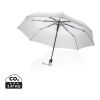 Mini parapluie automatique 21" en rPET 190T Impact AWARE™ blanc | sans marquage | non disponible | non disponible