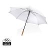 Parapluie 27" en rPET et bambou ouverture auto Impact AWARE™ blanc | sans marquage | non disponible | non disponible