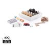 Set de jeux 5 en 1 en bois FSC® blanc | sans marquage | non disponible | non disponible