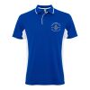 Polo de sport Montmelo à manches courtes unisexe Standard | Bleu royal-Blanc | 3XL | sans marquage | non disponible | non disponible | non disponible