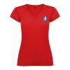 T-shirt Victoria à col en V et manches courtes pour femme Standard | Rouge | roly-L | sans marquage | non disponible | non disponible | non disponible