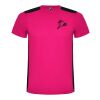 T-shirt de sport Detroit à manches courtes unisexe Standard | Fuchsia-Noir | roly-M | sans marquage | non disponible | non disponible | non disponible