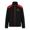 Veste unisexe en micropolaire Terrano Standard | Noir-Rouge | M | sans marquage | non disponible | non disponible