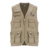 Gilet de travail multi-poches à col en V Venera de 200&nbsp;g/m2 Standard | Dark Sand | 3XL | sans marquage | non disponible | non disponible | non disponible