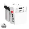 SKROSS Adaptateur de voyage universel MUV 2-Pôles avec USB blanc | sans marquage | non disponible | non disponible