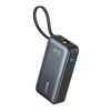 Powerbank 30W avec câble USB-C intégré Anker Nano noir
