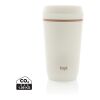 Mug 354 ml avec couvercle 360 en plastique recyclé Topl marron | sans marquage | non disponible | non disponible