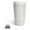 Mug 354 ml avec couvercle 360 en acier recyclé Topl marron | sans marquage | non disponible | non disponible