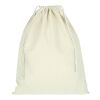 Sac à cordon en coton de 40 x 50 cm beige | sans marquage | sans marquage