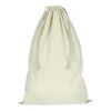 Sac à cordon en coton de 50 x 75 cm beige | sans marquage | sans marquage
