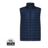 Bodywarmer homme en polyester recyclé Iqoniq Meru bleu marine | XXL