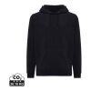 Polaire à capuche en polyester recyclé Iqoniq Trivor noir | 5XL | sans marquage | non disponible | non disponible | non disponible