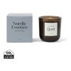 VINGA Grande bougie parfumée Nordic bleu-marron foncé | sans marquage