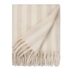VINGA Couverture en laine GRS Lioro beige