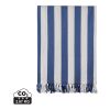 VINGA Serviette hammam GRS Ornos bleu-blanc | sans marquage | non disponible | non disponible | non disponible
