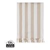 VINGA Serviette hammam XXL Ornos GRS beige-blanc | sans marquage | non disponible | non disponible | non disponible